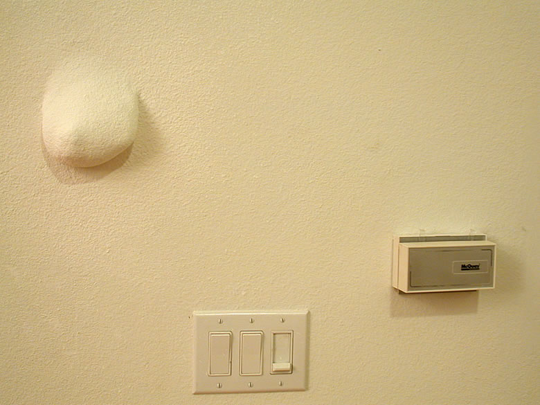 Study | urethane foam, wall paint, acoustic texture | 2005