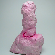 Aide | 2004 | 7.5x5.5x11.5 inches | ceramic and nail polish