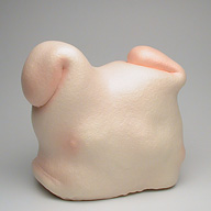 Fitz In | 2004 | 8.5x7.7x5 inches | ceramic and nail polish